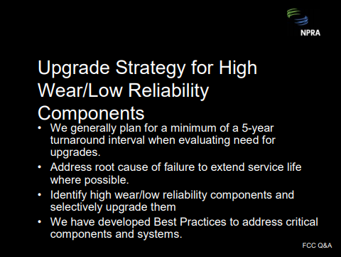 Upgrade Strategy for High Wear/Low Reliability Components