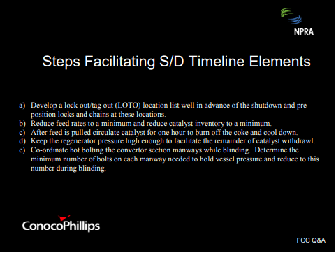 Steps Facilitating S/D Timeline Elements