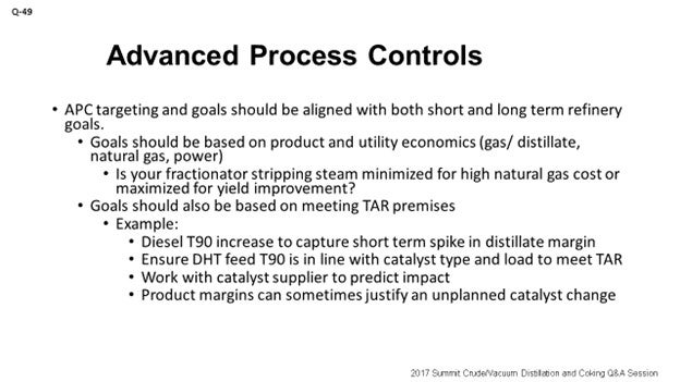 Question 49: How do you use today’s Advanced Process Control (APC ...