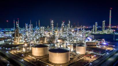 Refinery at Night